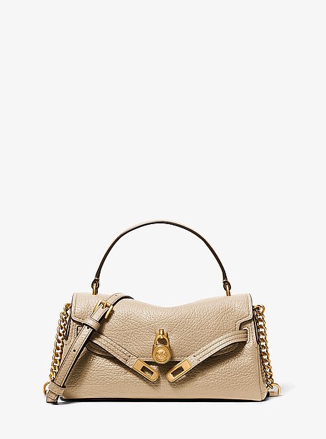 Hamilton Moderne Extra-Small Textured Leather Slouchy Crossbody Bag