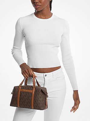 Beck Small Signature Logo Satchel