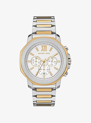 Oversized Prescott Two-Tone Watch