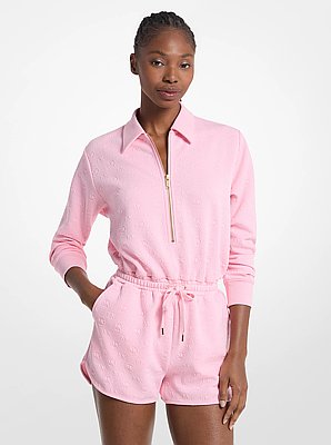 Logo Jacquard Romper