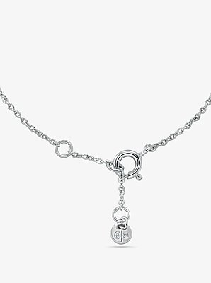 Astor Link Small Precious Metal-Plated Sterling Silver Chain Bracelet