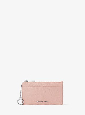 Jet Set Small Pebbled Leather Card Case