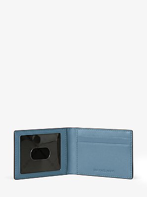 Cooper Pebbled Leather Billfold Wallet With Passcase