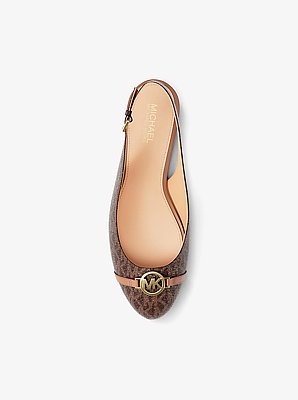 Dori Signature Logo Slingback Flat