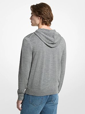 Wool Zip-Up Hoodie