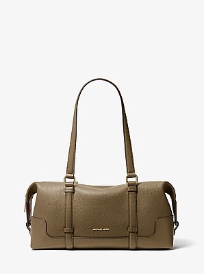 Bolso de hombro Teddi grande texturizado