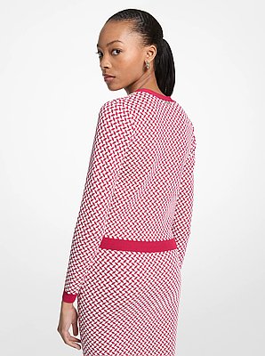 Tile Jacquard Cardigan