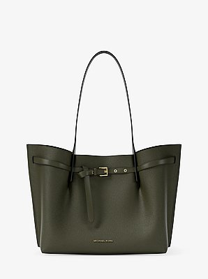 Emilia Large Pebbled Leather Tote Bag