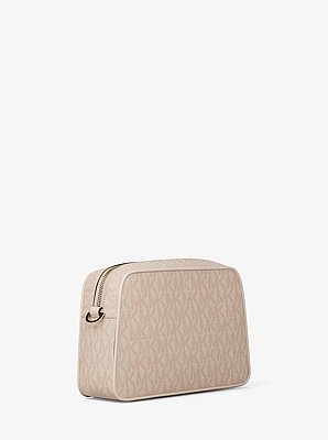 Jet Set Small Signature Logo Camera Crossbody Bag