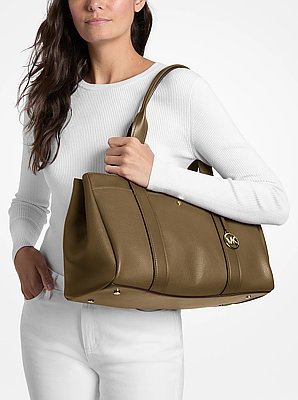Foster Large Pebbled Leather Tote Bag