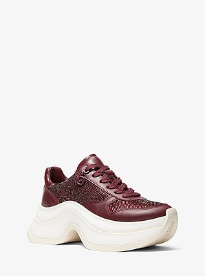 Arla Metallic Leather Trainer