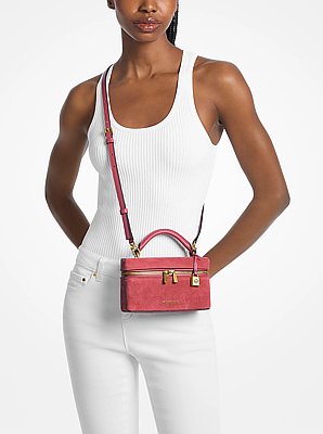 Tr&egrave;s petit sac &agrave; bandouli&egrave;re Jana convertible en cuir