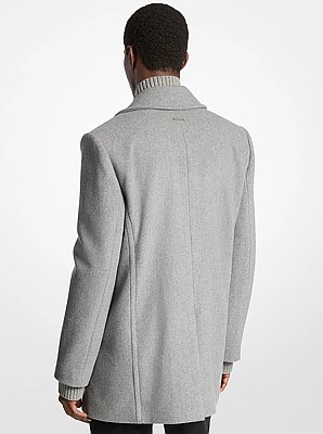 Wool Blend Peacoat