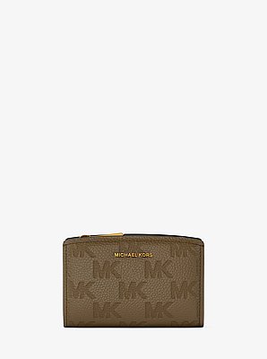 Bryant Medium Logo Embossed Leather Wallet