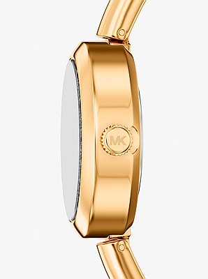 Petite Maude Gold-Tone Bangle Watch