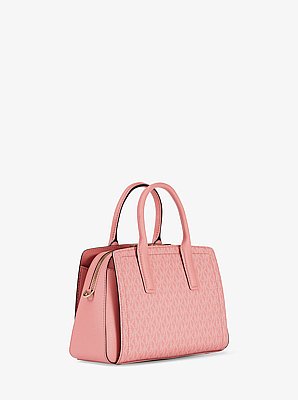 Laila Small Signature Logo Satchel