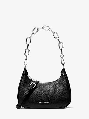 Bolso de hombro Cora mediano de piel granulada