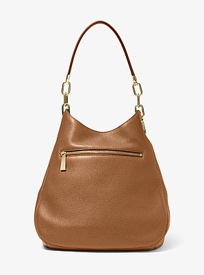 Lillie Large Pebbled Leather Shoulder Bag