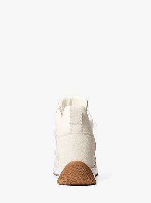Nikko S2 Suede and Leather Wedge Trainer