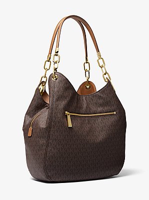 Lillie Large Logo Shoulder Bag