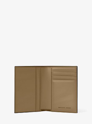 Tarjetero Hudson tipo folio con logotipo exclusivo