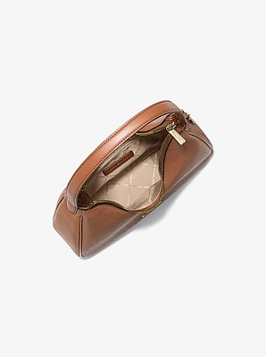 Bolso de hombro hobo Nayla peque&ntilde;o de piel granulada