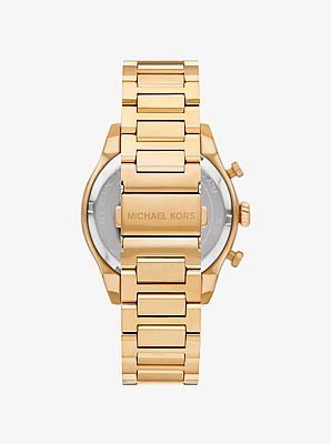 Oversized Panorama Gold-Tone Watch