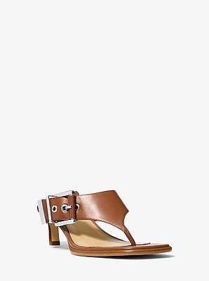 Sandalia Rowen de piel con tira en T