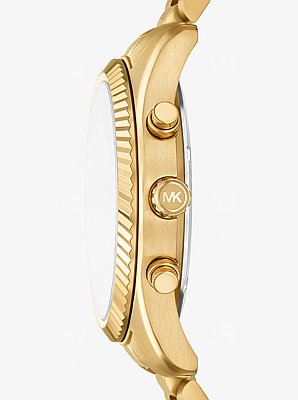 Oversized Lexington Gold-Tone Watch