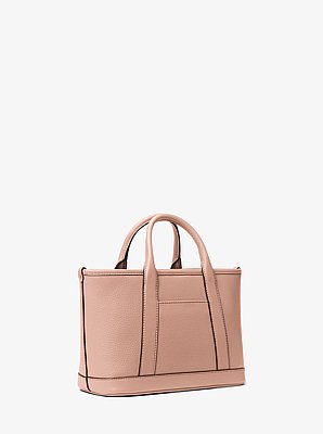 Luisa Small Pebbled Leather Satchel