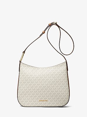 Kensington Large Signature Logo Crossbody Bag