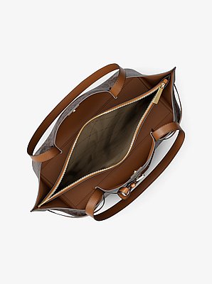 Emilia Large Signature Logo Tote Bag