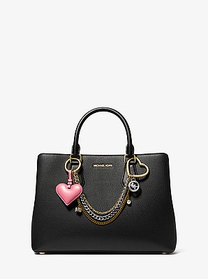 Taschenanh&auml;nger mit Herz und Ketten
