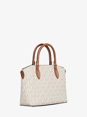 Sienna Medium SIgnature Logo Satchel