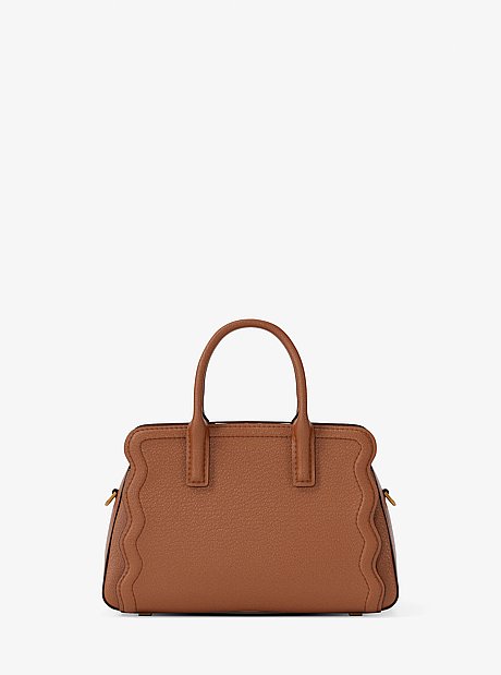 Tr&egrave;s petit sac &agrave; bandouli&egrave;re convertible Laila en cuir grain&eacute;