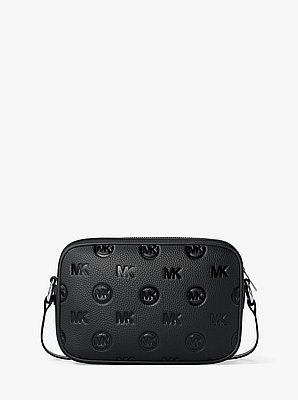 Jet Set Travel Large Logo Debossed Camera Crossbody Bag