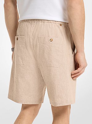 Linen Blend Shorts