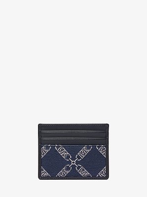 Grand porte-cartes Hudson en jacquard &agrave; logo Empire