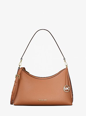 Sammy Medium Pebbled Leather Convertible Shoulder Bag