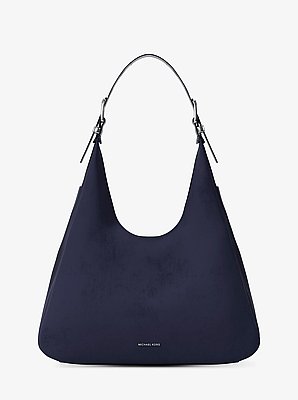 Nolita Large Nubuck Hobo Shoulder Bag