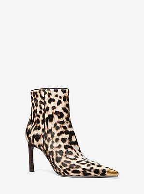 Kasia Leopard Print Calf Hair Boot 