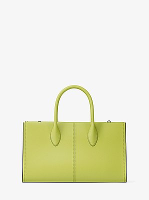 Mirella Medium Pebbled Leather Satchel