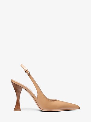 Isabella Leather Slingback Pump
