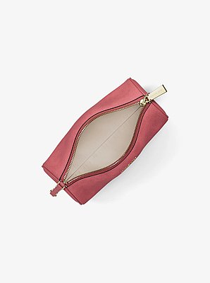 Petite pochette cylindrique Izzy en nubuck