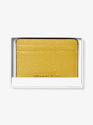 Pebbled Leather Card Case