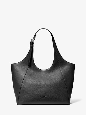 Bernie Large Pebbled Leather Tote Bag