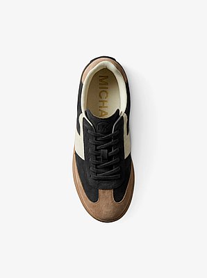 Jovie Color-Block Suede Sneaker