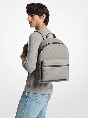Cooper Medium Logo Debossed Dome Backpack