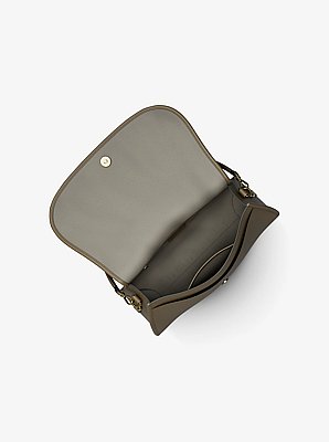 Holmes Medium Pebbled Leather Convertible Messenger Bag