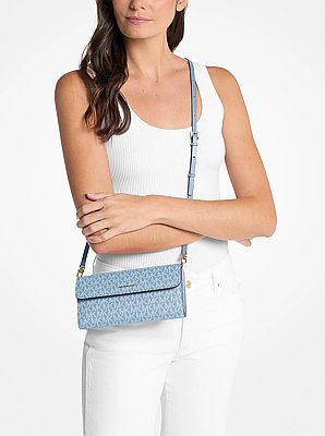 Petit sac &agrave; bandouli&egrave;re convertible Jet Set &agrave; logo Signature